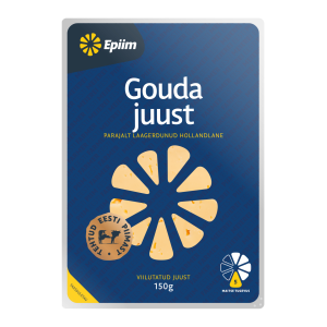 E-Piim Gouda juust 150g viilutatud