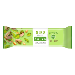 Niko maapähklihalvaa 60g pistaatsiapähkl