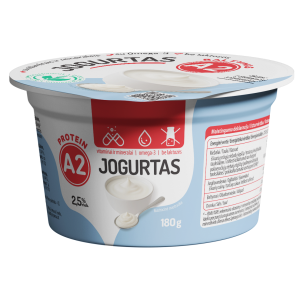 A2 jogurt 180g laktoosivaba