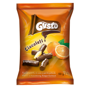 Gusto Maisisnäkid 50g kakao ja apelsini