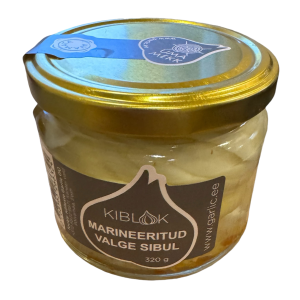 Marineeritud valge sibul 320g Eesti