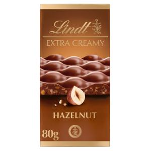 Lindt Extra Creamy shok.80g sarapuupähkl