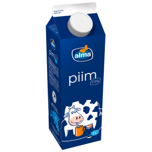 Alma piim 2.5% 1L purepakk