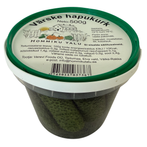 Värske hapukurk Hommiku talu 500g Eesti