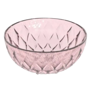 Magustoidukauss 320ml plastik roosa