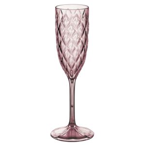 Shampanjapokaal 200ml plastik roosa