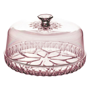 Serveerimisalus 18cm plastik roosa