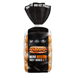 Mini Hot Dog 8tk 240g Leibur