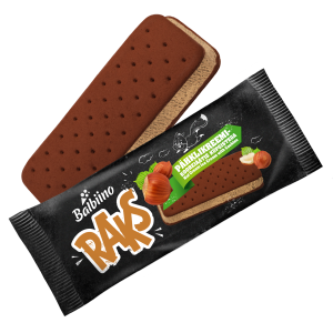 Raks pähklikr.-koorejäätis küpsistega60g