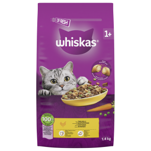 Whiskas kuivt.kassile 1.4kg kanalihaga