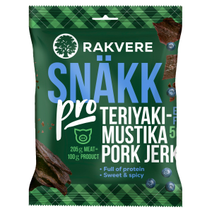 RLK seal.snäkk teriyaki-mustika Jerky50g