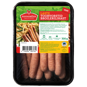 RM Laste toorvorstid broilerilihast 300g