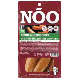 Nõo Cheddari-jalopeno grillvorstid 360g