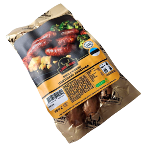 Linnamäe gr.vorst Cheddari juustuga 380g