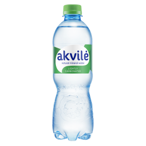 Akvile nõrgalt gas-tud min.vesi 0.5L
