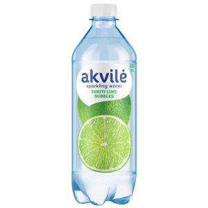 Akvile karb-tud lauavesi 0.6L laimi