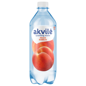 Akvile karb-tud lauavesi 0.6L virsiku