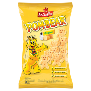 Estrella kart.snäkk Pom-Bear 65g soolaga