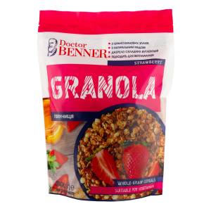 Dr.Benner röstitud müsli300g maasikatega