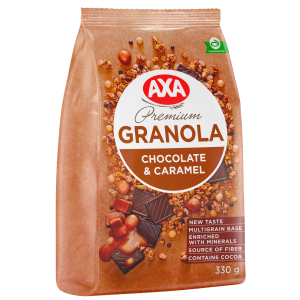 Axa Premium müsli 330g shok.ja karamelli