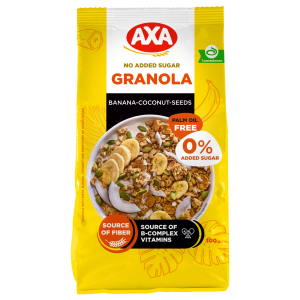 Axa röst.müsli Granola 300g ban, kookose