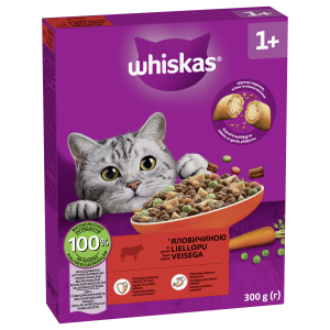 Whiskas kuivt.kassile 300g veiselihaga