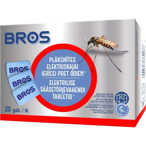 Bros el. sääsetõrje täiteplaadid 20tk