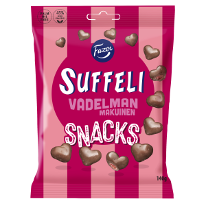 Fazer k.kott Snacks Suffeli 140g vaarika