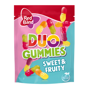 Red Band Duo Sweet&Fruity kummikomm 215g