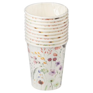 Papptops Põllulilled 250ml 10tk