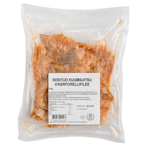Rebitud kuumsuitsu vikerforellifilee SaareKala250g