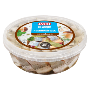 Heeringafilee tükid seentega Vici 480g